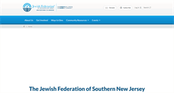Desktop Screenshot of jewishsouthjersey.org